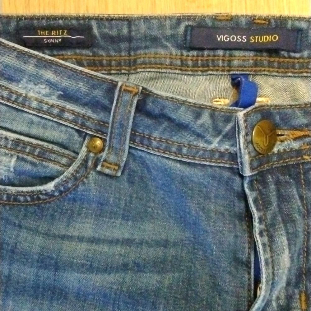 VIGOSS- The Ritz Skinny Jeans Size Juniors 9/30 - Picture 4 of 8